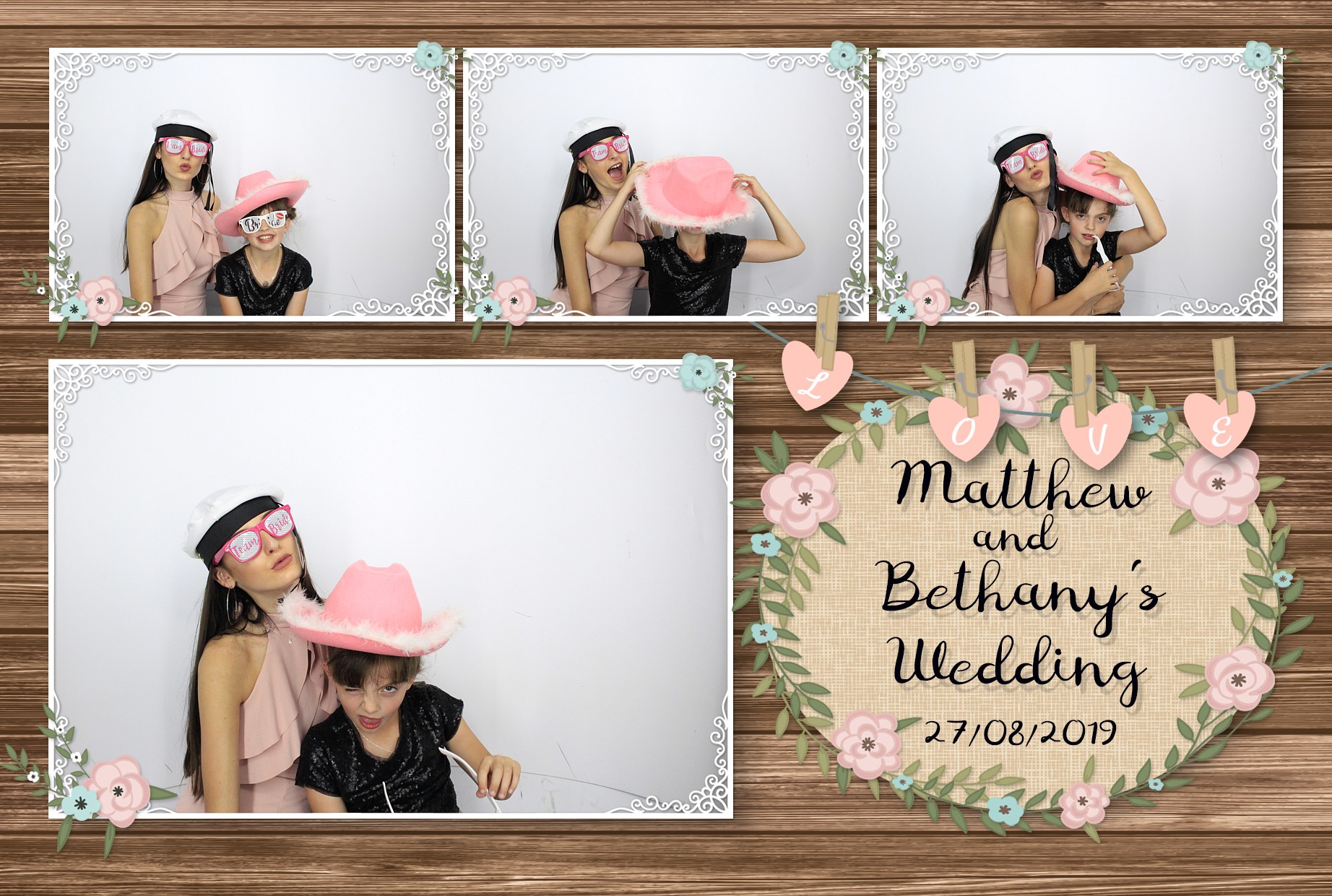 Matthew and Bethany’s Wedding | View more photos from the event at gallery.myphotoboothexperience.co.uk/u/MyPhotoBoothExperienceLtd/Matthew-and-Bethany’s-Wedding